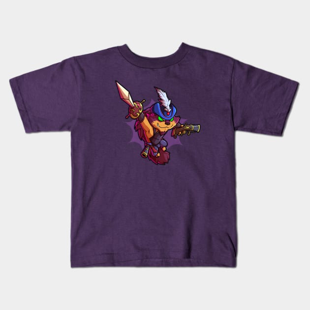 Pangolier Kids T-Shirt by Gorilla Captain